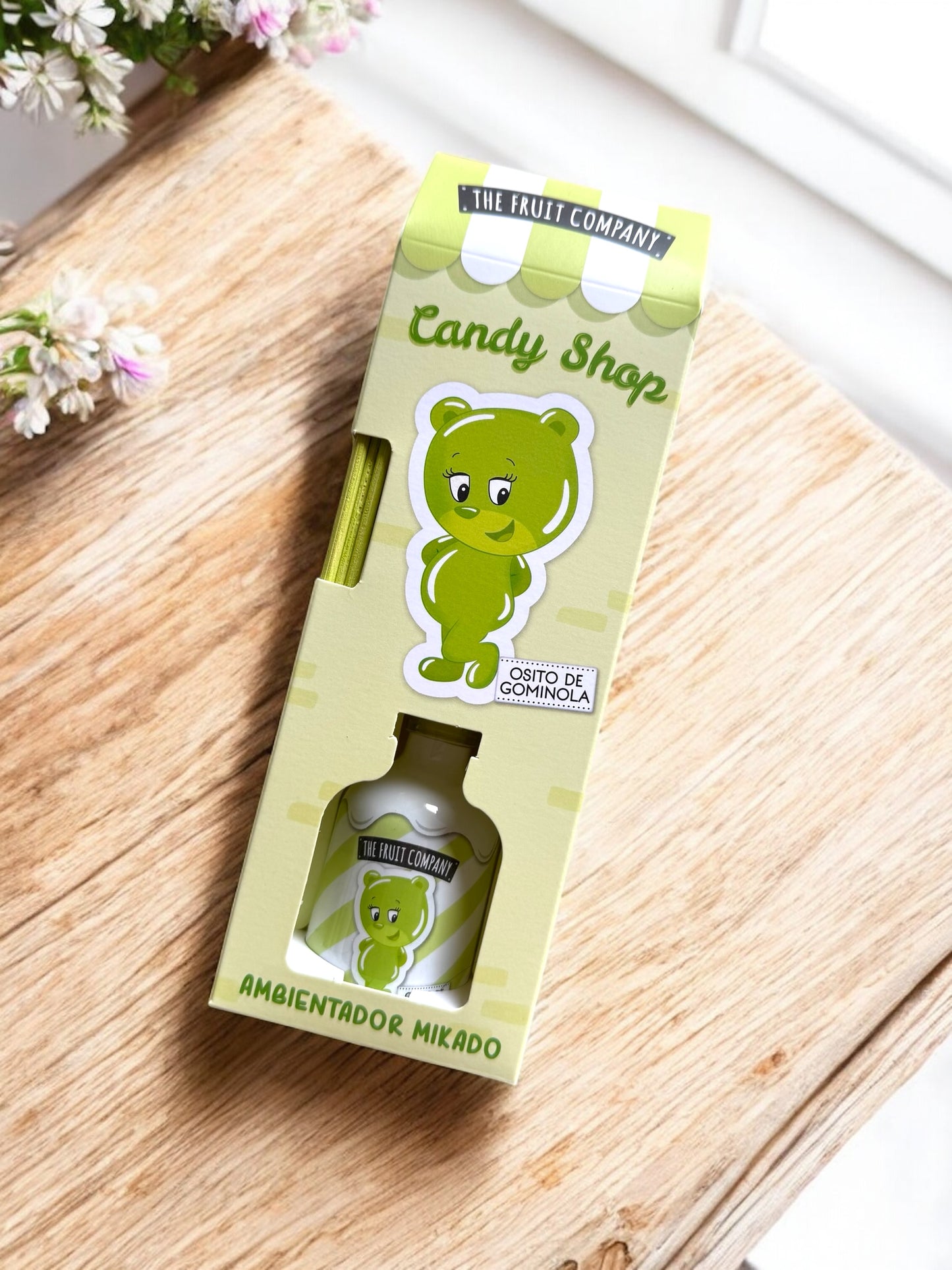 Mikado d'ambiance Ourson guimauve