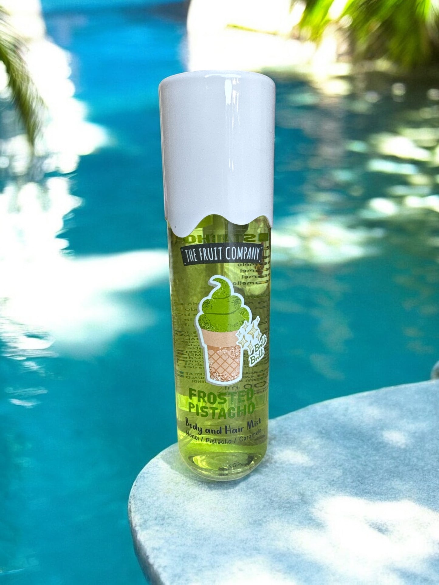 Brume scintillante corps et cheveux Frosted Pistacho
