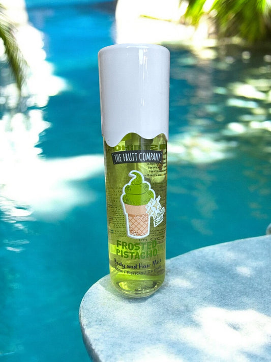 Brume scintillante corps et cheveux Frosted Pistacho